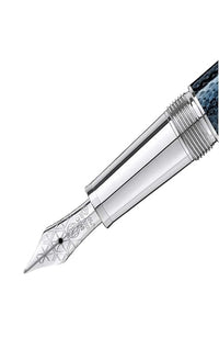 Montblanc Fountain Pen 145 Sol Doue Blue Hour M
