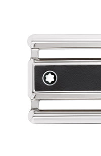 Montblanc Black/brown 30 mm reversible leather belt Cut Out