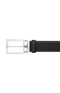 Montblanc Black 35 mm leather belt Rectangular