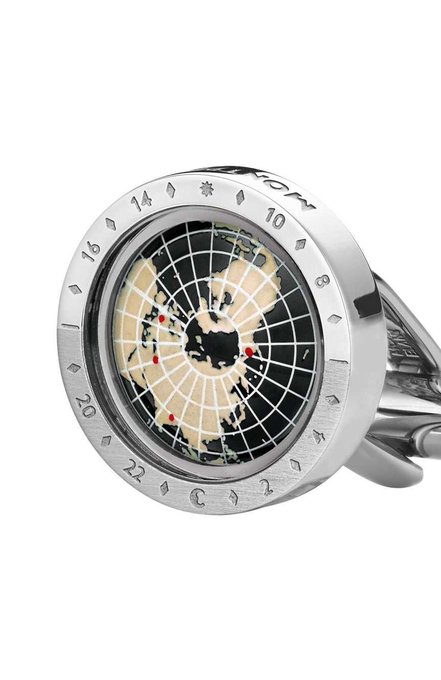 Montblanc 1858 Geosphere Cufflinks Black