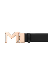 Montblanc Medium Buckle Rose Gold Coated Belt