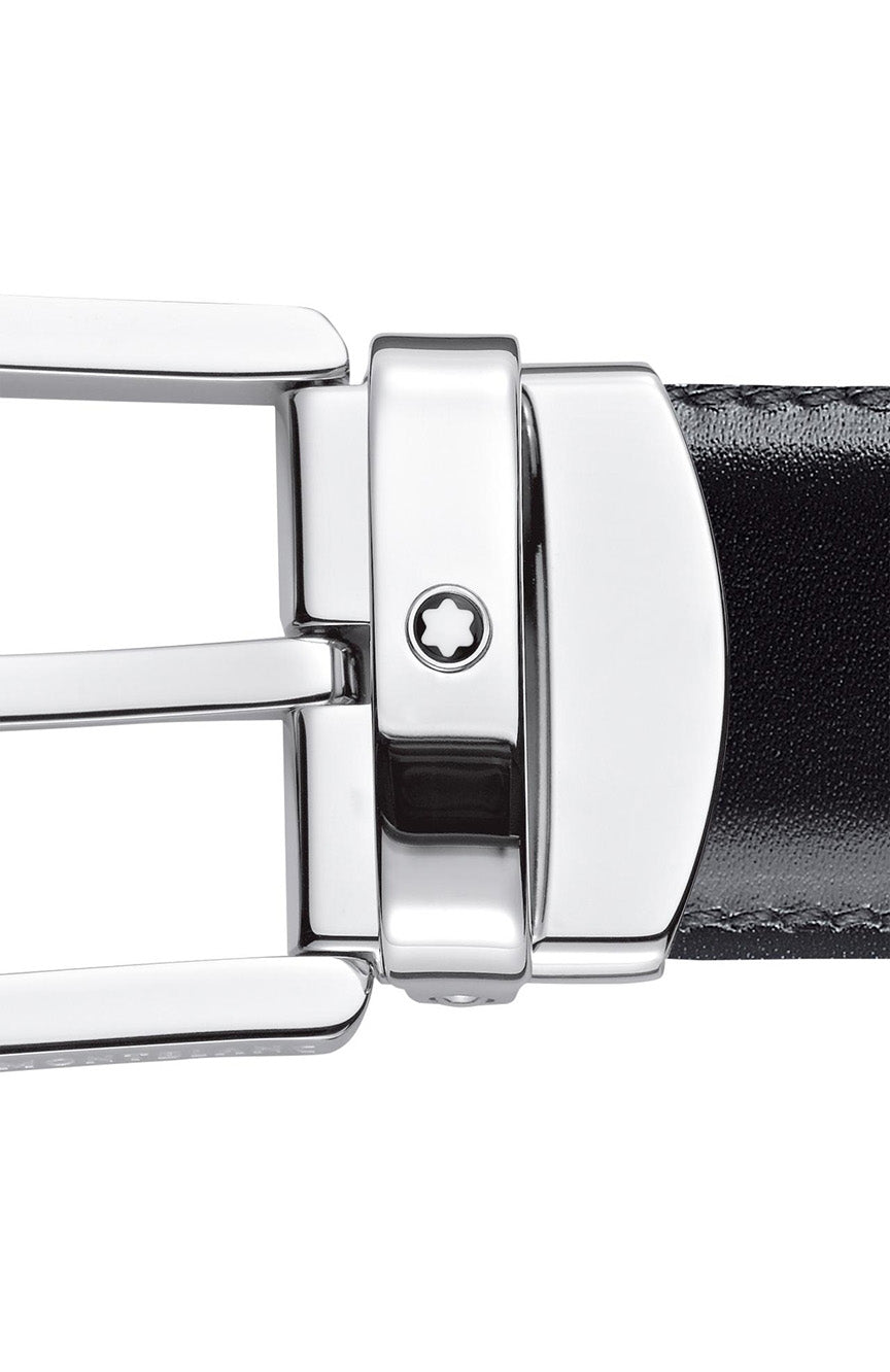 Montblanc Horseshoe buckle black/brown 30 mm reversible leather