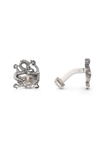 Montblanc Cufflinks Zodiac Dragon Silver