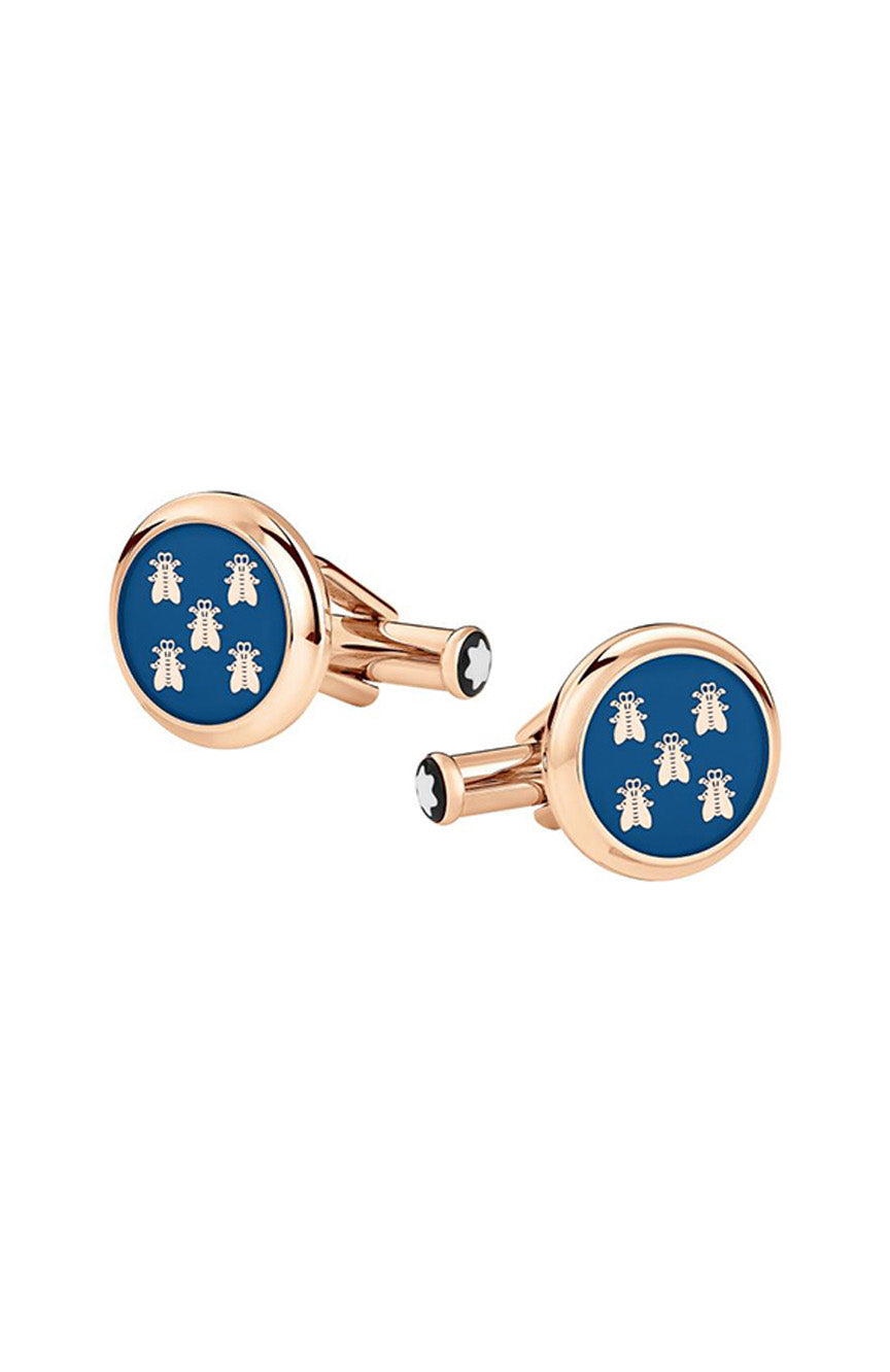 Montblanc Cufflinks Napoleon Steel