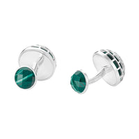Montblanc Meisterstuck Cufflinks with Malachite stone