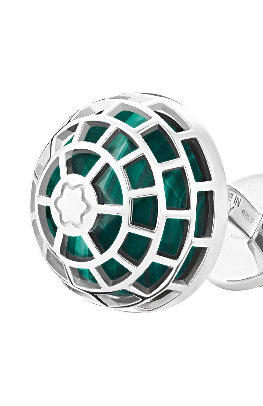 Montblanc Meisterstuck Cufflinks with Malachite stone