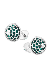 Montblanc Meisterstuck Cufflinks with Malachite stone