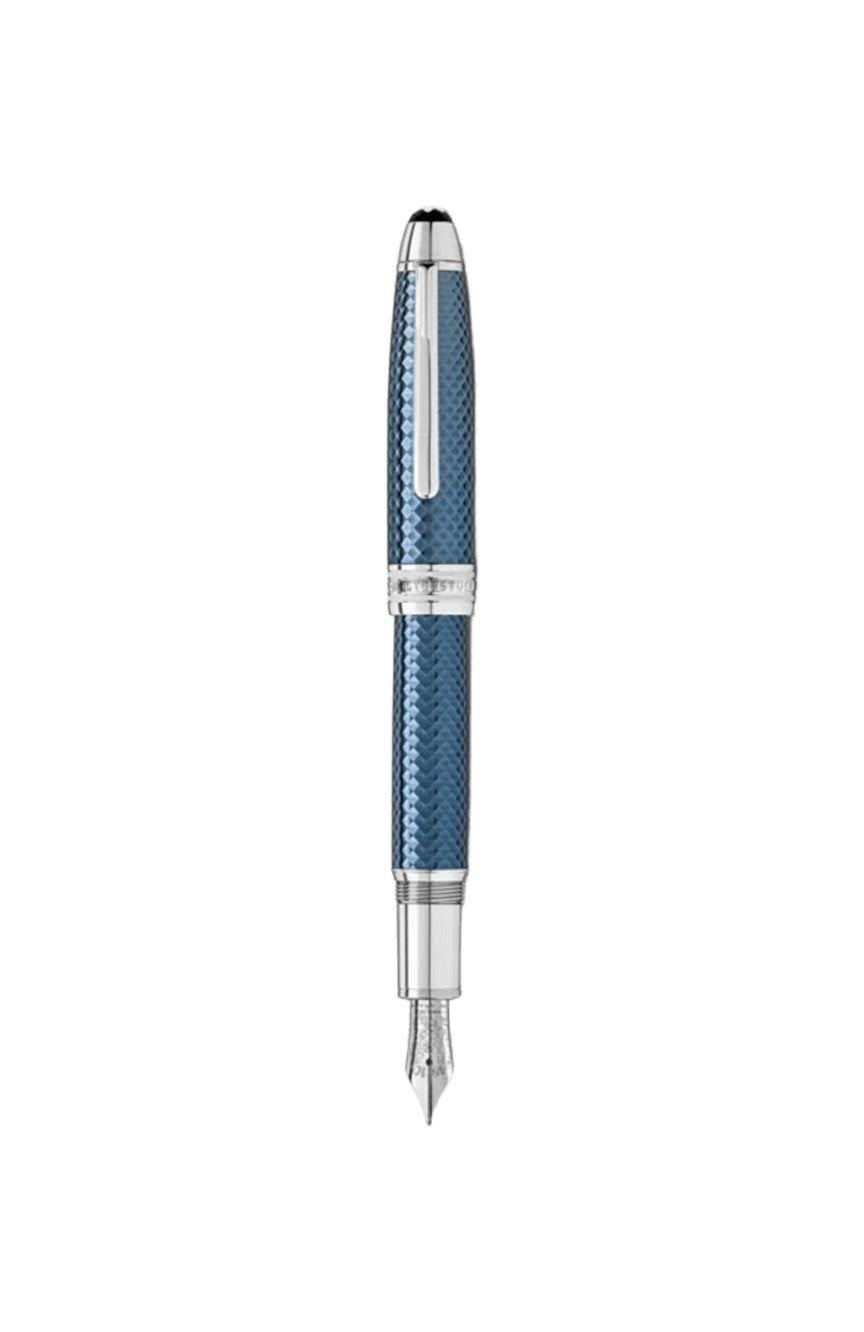 Montblanc Fountain Pen 146 Meisterstuck Glacier Solitaire F