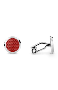 Montblanc Cufflinks Meisterstuck Red Hour