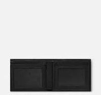 Montblanc Sartorial Wallet 6cc 2 view pockets Black