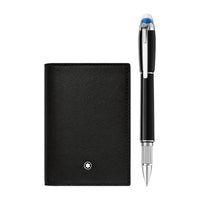 Montblanc Set with Starwalker Fine Liner Pen and Montblanc Sartorial business card holder
