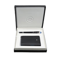 Montblanc Set with Starwalker Fine Liner Pen and Montblanc Sartorial business card holder