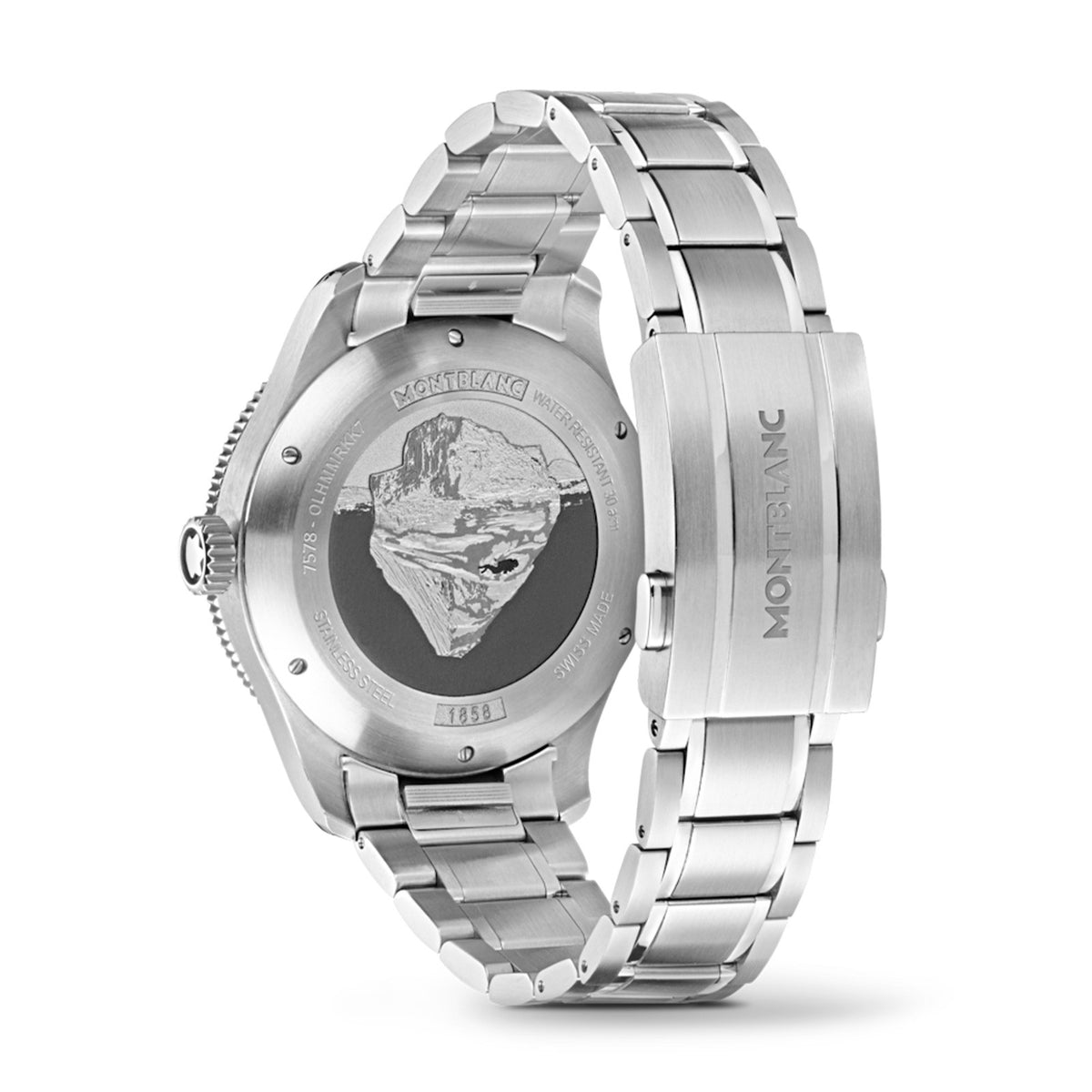 Montblanc 1858 Iced Sea Automatic Date Gray Dial
