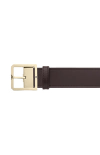 Montblanc Dark Brown/Grey 40 mm reversible leather belt