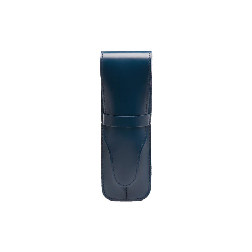 Ettinger Bridle Double Pen Case Petrol Blue