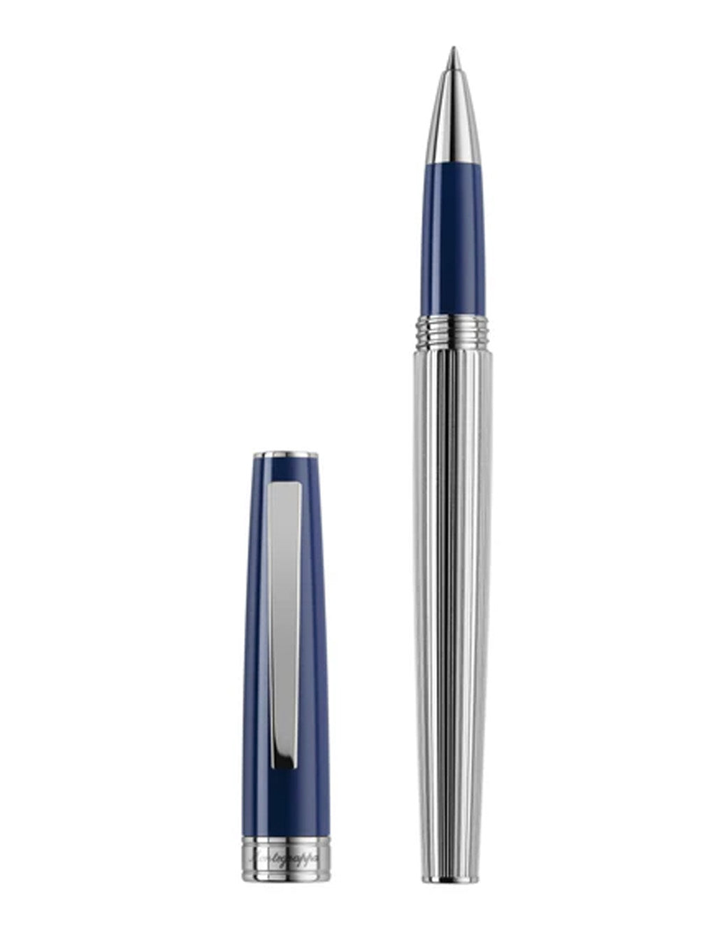 Montegrappa Armonia Duetto Rollerball Pen, Steel, Blue