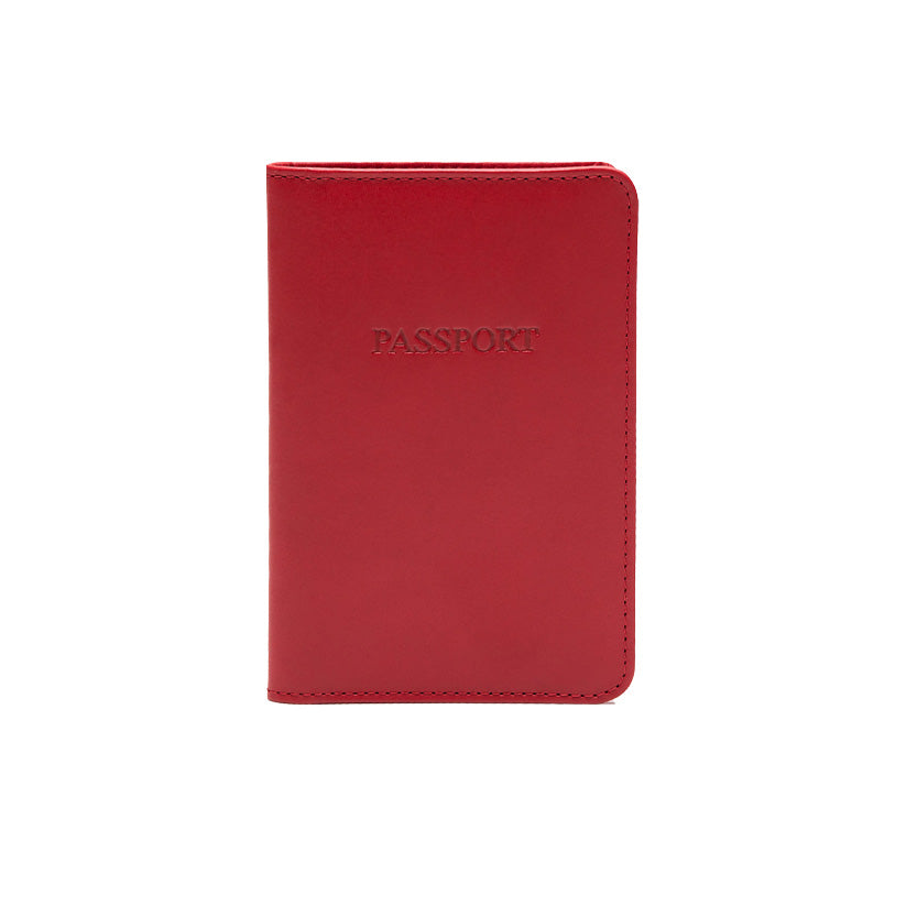 Ettinger Lifestyle Passport Case Red