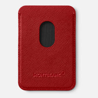 Montblanc Sartorial Card Wallet 2cc MagSafe Red
