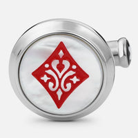 Montblanc Meisterstuck Tribute to the Book Around the World in 80 Days Ace of Club and Ace of Diamond Cufflinks