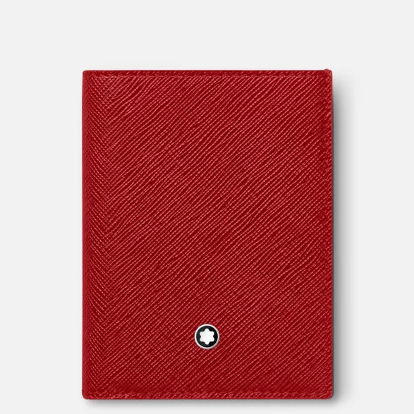 Montblanc Sartorial Mini Wallet 4cc Red