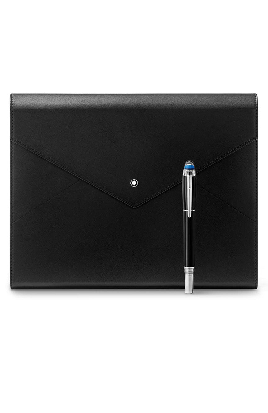 مجموعة Montblanc من الورق المعزز باللون الأسود الكلاسيكي V4.2