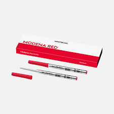 Montblanc 2 Ballpoint Pen Refills Medium, modena red (M)