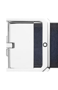 Montblanc Blue/black 35 mm reversible leather belt