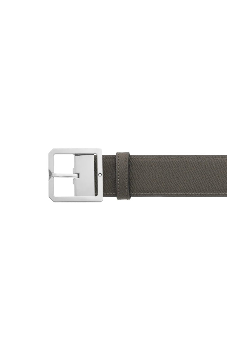 Montblanc Black/Grey 40 mm reversible leather belt
