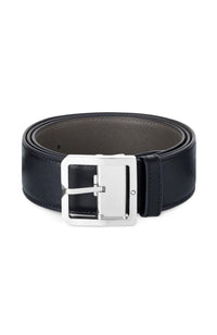 Montblanc Black/Grey 40 mm reversible leather belt