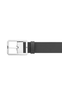 Montblanc Brown/Grey 35 mm reversible leather belt Rectangular