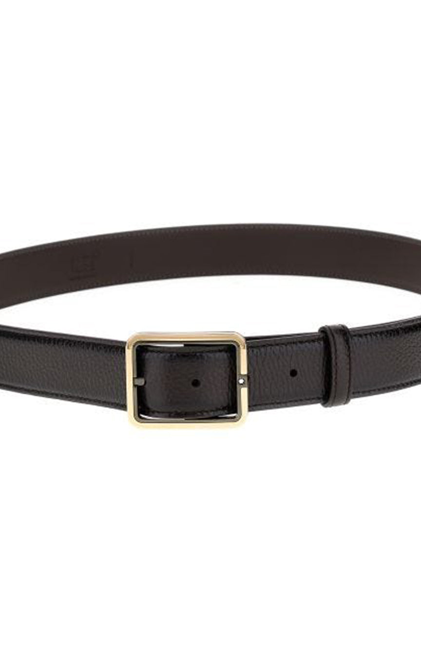 Montblanc Brown 35 mm leather belt