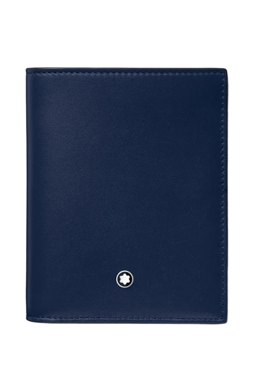 Montblanc Meisterstuck Compact Wallet 6cc Ink Blue
