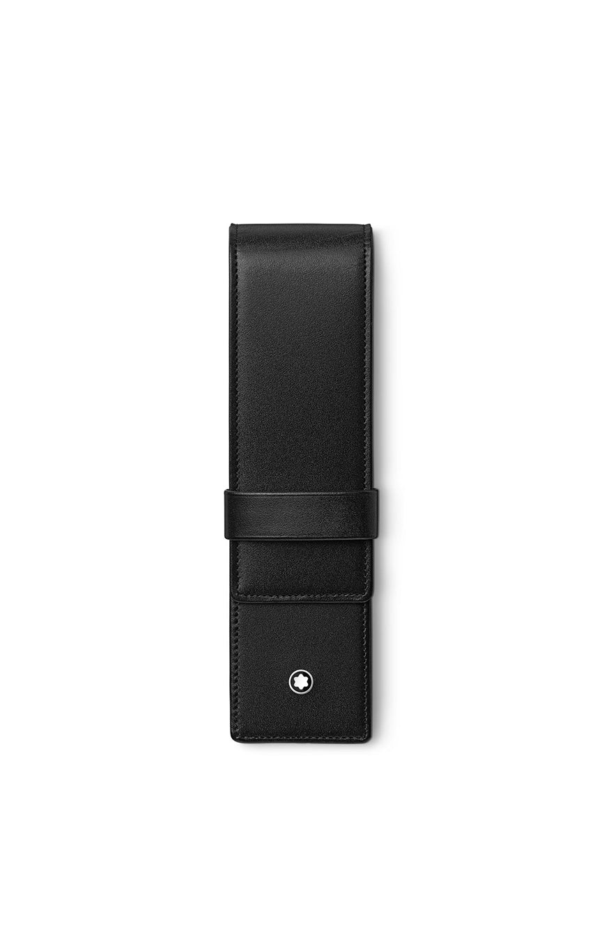 Montblanc Meisterstuck 2 Pen Pouch Clasp Black