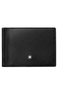 Montblanc Meisterstuck Wallet 6cc Money Clip Black