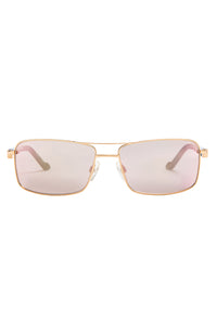 Bentley Titanium With Black Acetate-Gold Plated-Rose Gold Lens 9033