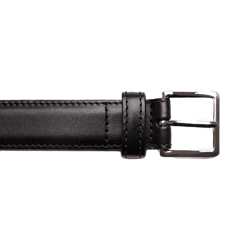 Ettinger Mens Waxy Leather Belt 30Mm  100Cm  Black
