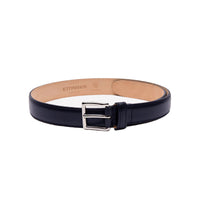 Ettinger Mens Waxy Leather Belt  30Mm  100Cm  Navy