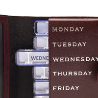 Ettinger Capra Pill Case Bordeaux