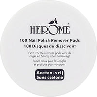 Herome Caring Nail Polish Remover Pads 100Pads