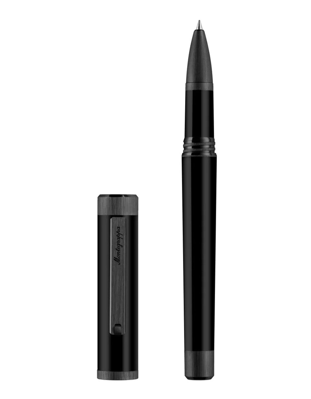 Montegrappa Zero Rollerball Pen, Ultra Black IP