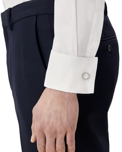 Montblanc Cufflinks 1858 Iced Sea steel