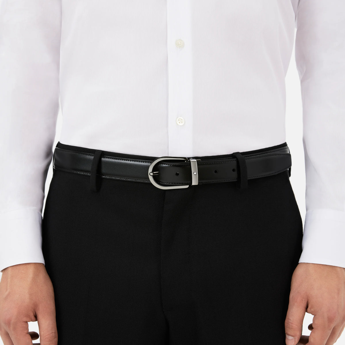 MontBlanc BK/BR Horseshoe buckle