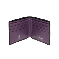 Ettinger ستيرلينج Billfold Wallet W. 6 ج/ج أسود/أرجواني