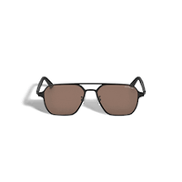 Montblanc Squared Sunglasses With Black Metal Frame