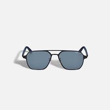 Montblanc Squared Sunglasses With Black Metal Frame
