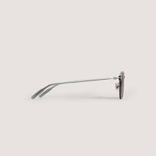 Montblanc Round Sunglasses With Grey Injection Frame