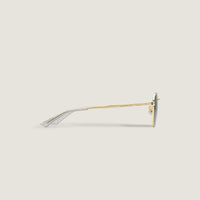 Montblanc Squared Sunglasses with Gold Coloured Metal Frame